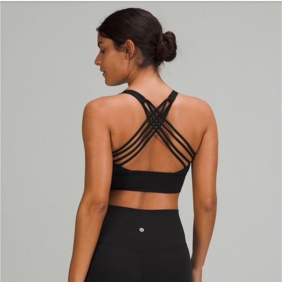 🖤like new lululemon free to be long line bra sz 4🖤 - Picture 2 of 4